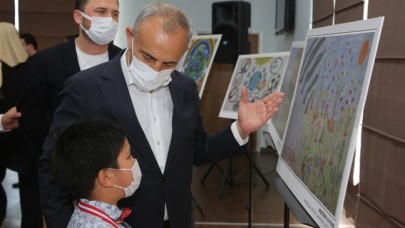 HAYALLERİNDEKİ ÇEVREYİ RESMETTİLER, ÖDÜLÜN SAHİBİ OLDULAR