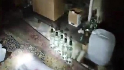Avcılarda kaçak içki operasyonu