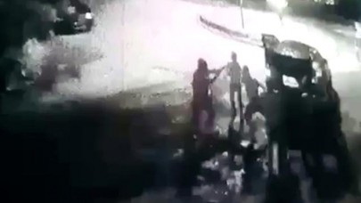 Büyükçekmecede restoran çıkışı öldüren dayak kamerada