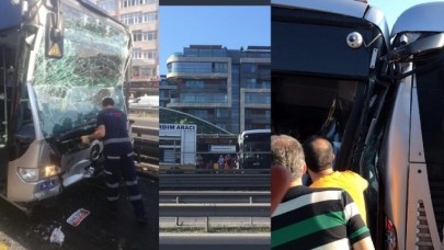İstanbulda metrobüs kazası: Çok sayıda yaralı!