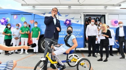 MOBİL SAĞLIK ARACI HİZMET İÇİN YOLA ÇIKTI