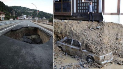 Rize felaketi yaşadı! Afetin hasarı ise gün ağarınca ortaya çıktı