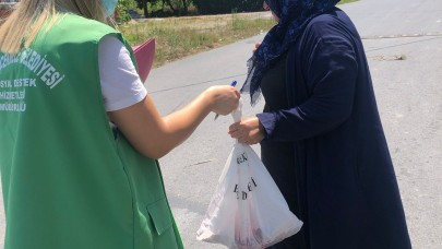 Büyükçekmece’de her bayramda olduğu gibi bu Kurban Bayramı’nda da örnek bir dayanışma yaşandı.