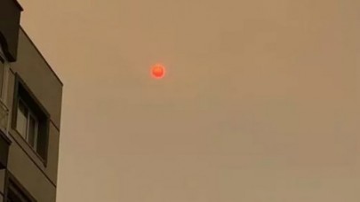 İzmirde şaşırtan görüntü: Güne böyle uyandılar!