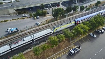 Faciaya ramak kaldı: Tuzlada iki tren kafa kafaya geldi!