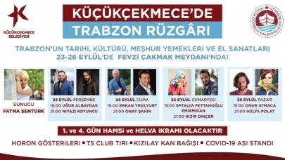 KÜÇÜKÇEKMECE’DE TRABZON RÜZGÂRI ESECEK