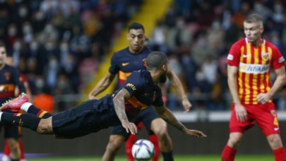 Galatasaray, 3 gollü Kayserispor deplasmanında yara aldı!