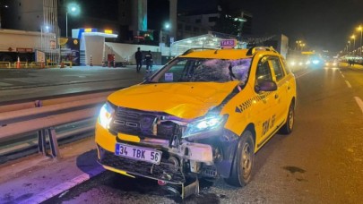 İstanbulda taksinin çarptığı kişi hayatını kaybetti
