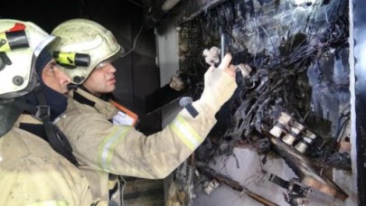 AVCILARDA ÇIKAN YANGINA KAÇAK ELEKTRİK KULLANIMI YOL AÇTI İDDİASI