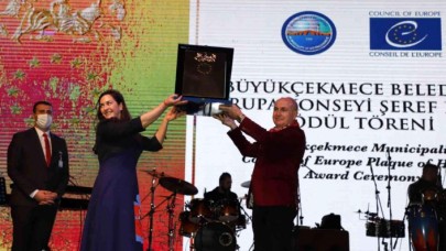 Avrupa Konseyinden Büyükçekmeceye &quot;Avrupa Şeref Plaketi&quot; ödülü