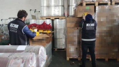 Büyükçekmecede 16 milyon liralık kaçak sigara ve tütün operasyonu