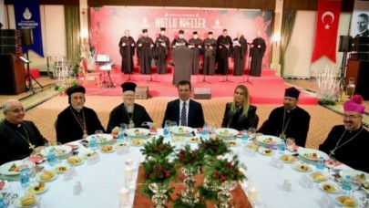 İmamoğlu, Hristiyanların temsilcileri ile Noel yemeğinde