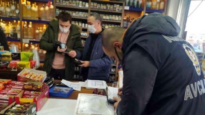 Avcılarda tekel bayilerine yönelik sahte alkol denetimi