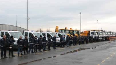 KÜÇÜKÇEKMECE 1489 PERSONEL, 259 ARAÇLA KIŞA HAZIR