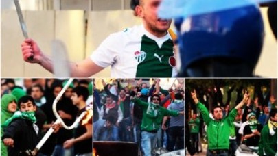 Taraftarlar polisle çatıştı!