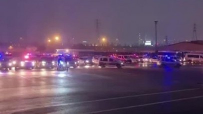 Küçükçekmecede helikopter destekli uygulama