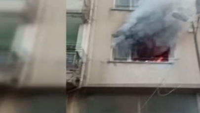 Büyükçekmecede korkutan yangın