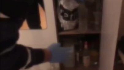 Büyükçekmecede bir eve kaçak alkol baskını