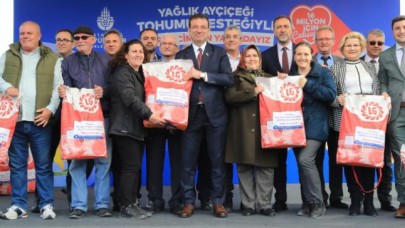 İBB, çiftçilere yağlık ayçiçeği tohumu dağıttı