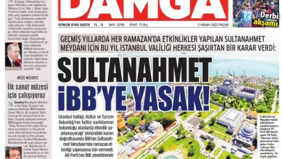 İBBnin etkinlik yapmasına izin verilmemişti: Valilikten Sultanahmet açıklaması