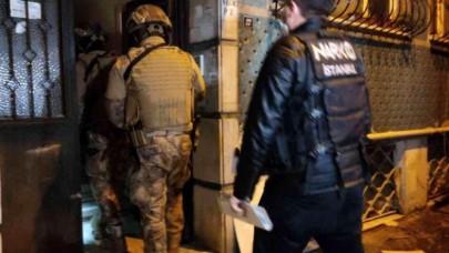 İstanbulda şafak vakti narkotik operasyonu