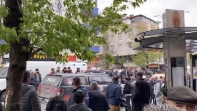 Silahlı kavgada durakta bekleyen kadın vuruldu