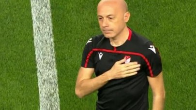 Cüneyt Çakır sahaya çıktı, ağlamamak için kendini zor tuttu