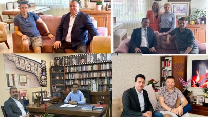 Merte geçmiş olsun ziyaretleri