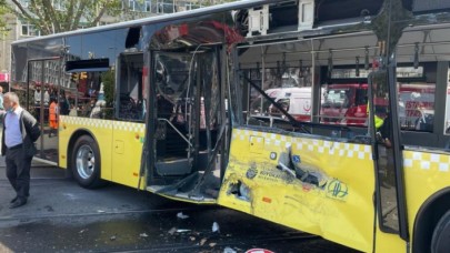 Otobüs ile tramvay çarpıştı: 6 kişi yaralandı