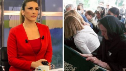 Kansere yenik düşen spiker Özlem Sarıkaya Yurt, son yolculuğuna uğurlandı