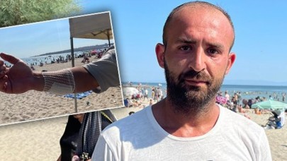 Vakaya müdahale eden cankurtarana döner bıçağıyla saldırdı