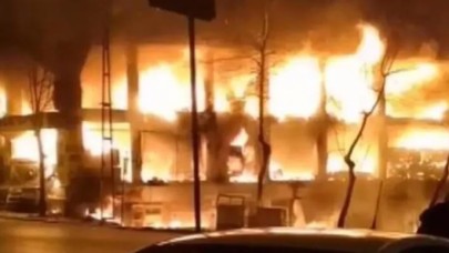 Beylikdüzünde korkutan yangın