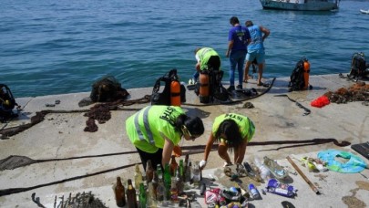Beylikdüzü Sahilinde Hayalet Ağ Temizliği