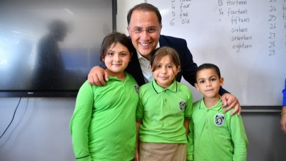 BAŞKAN ÇALIK, YENİ DÖNEMİN BAŞLANGICINDA OKULLARI ZİYARET ETTİ