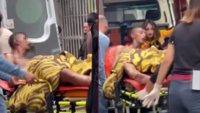 Beyoğlu’nda bir genç kendini ateşe verdi!