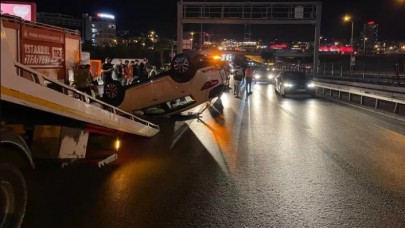 Beylikdüzünde zincirleme trafik kazasında 4 kişi yaralandı
