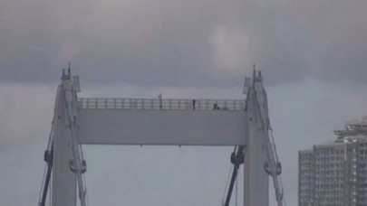 Boğaziçi Köprüsünde intihar girişimi