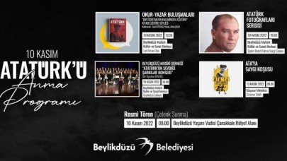 ULU ÖNDER ATATÜRK, 10 KASIMDA BEYLİKDÜZÜ’NDE ANILACAK