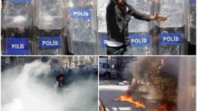 Taksim'de polis ve BDP'liler çatıştı