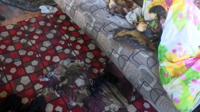 Kiracı benzin döküp yaktı!