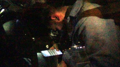 Direksiyon başında derin uykuya daldı!