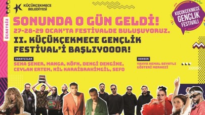 GENÇLİĞİN KALBİ KÜÇÜKÇEKMECE’DEKİ FESTİVALDE ATACAK