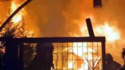 Avcılarda restoran alev alev yandı