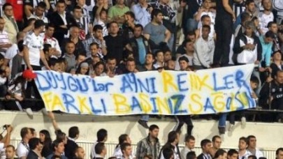 Beşiktaş'tan Fener'e duygusal pankart