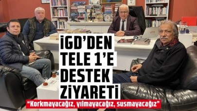 İGD’den 3 gün karartılan Tele1’e destek ziyareti