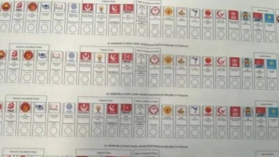 Oy pusulaları basılmaya başlandı: Boyu tam bir metre