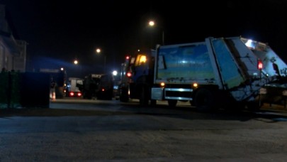 İstasyonda çöp kuyruğu