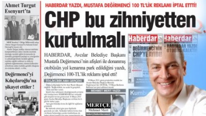 HABERDAR YAZDI REKLAM İPTAL OLDU!