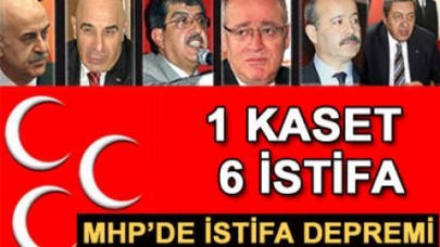 MHP'de Şok! 1 Kasede 6 İstifa!