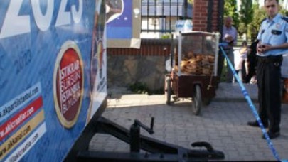 AK Parti seçim karavanınına ses bombası